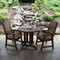 Highwood Usa Weatherly 3pc Round Outdoor Patio Furniture Dining Set AD-DNW36-ACE - alternate 2